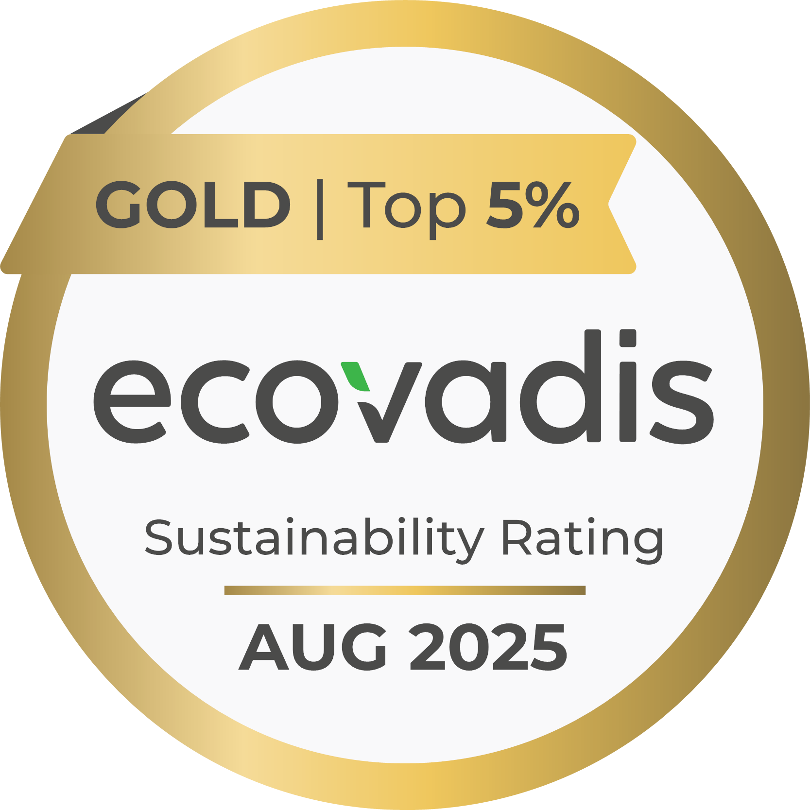 Ecovadis mdaille d'or